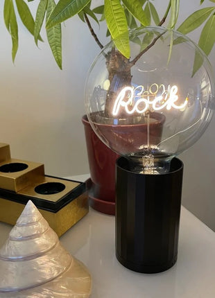 MITB Bulb Rock LED tekst lamp draadloos