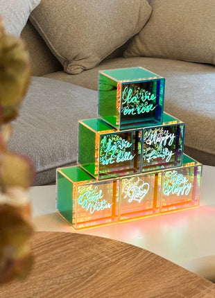 MITBOX Happy Family lichtgevende kubus multi-colour