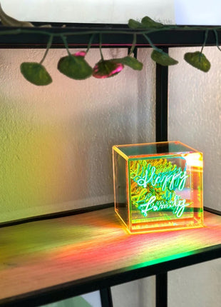 MITBOX Happy Family lichtgevende kubus multi-colour