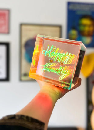 MITBOX Happy Family lichtgevende kubus multi-colour