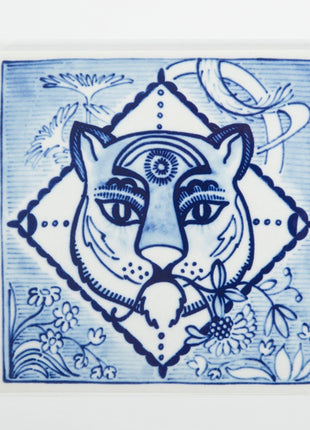Moooi x Royal Delft - Tegel Extinct Animals Golden Tiger