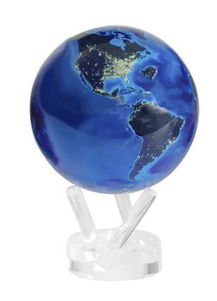 Mova Globes wereldbol Earth at Night zonne-energie 15cm