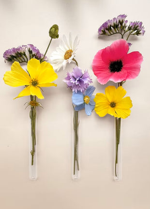 Muurbloempjes zijden bloemen - klein boeket