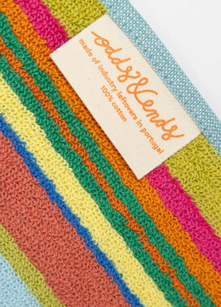 Odds & Ends badhanddoek S Ribbons gekleurde streep 50x90 #114