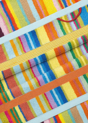 Odds & Ends badhanddoek S Ribbons gekleurde streep 50x90 #114