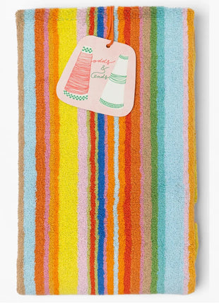 Odds & Ends badhanddoek S Ribbons gekleurde streep 50x90 #114