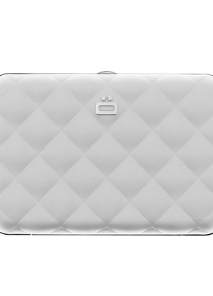 Ögon Designs Quilted Wallet Lady Case aluminium zilver