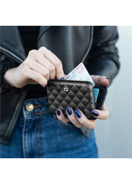 Ögon Designs Quilted Wallet Lady Case alu zwart