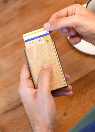 Ögon Designs Slider pashouder creditcard houder bamboo