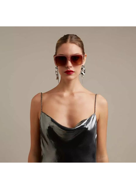 OK027-PH Okkia Alessia dames zonnebril vlinder - pink havanna