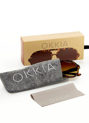 OK021-CH Okkia Alessio heren zonnebril classic havana