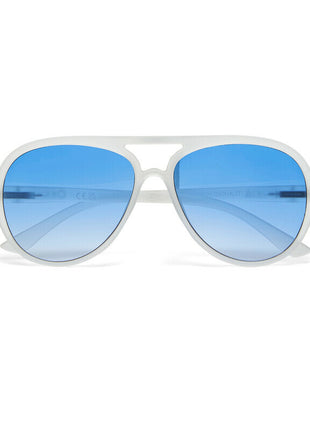 OK021-TCL Okkia Alessio unisex zonnebril transparant met blauwe glazen