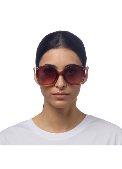 ok019-tbr Okkia Anna dames zonnebril vlinder bruin