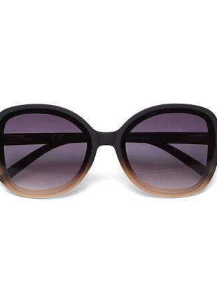 OK019-BP Okkia Anna dames zonnebril vlinder black shaded rose