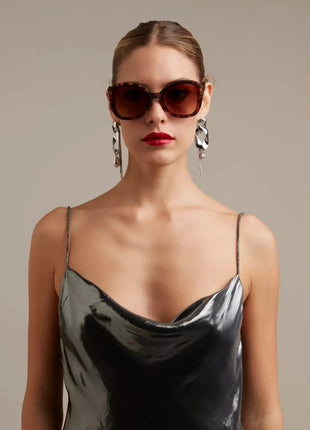 OK019-CH Okkia Anna dames zonnebril vlinder classic havana