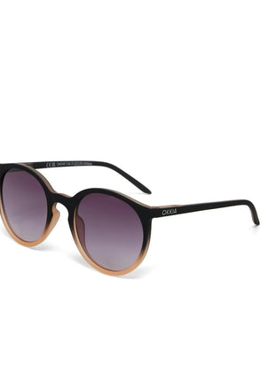 OK045-BP Okkia Berlino dames Italiaanse zonnebril black shaded rose