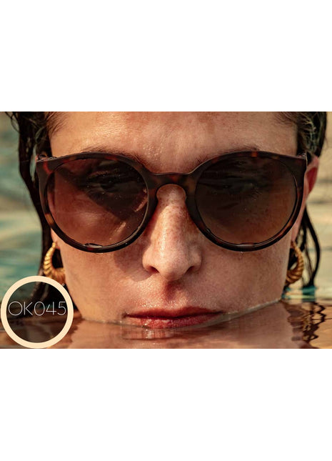 Okkia Berlino dames Italiaanse zonnebril classic havana