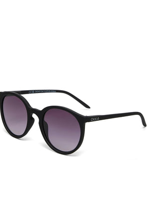 OK045-BK Okkia Berlino dames Italiaanse zonnebril zwart
