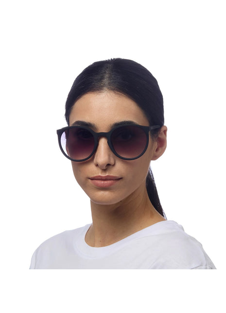 OK045-BK Okkia Berlino dames Italiaanse zonnebril zwart