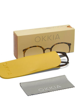 OK055CH Okkia Bologna dames leesbril classic havana - kies sterkte