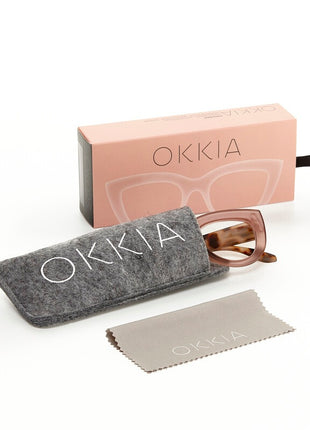 OK023PH Okkia Claudia dames leesbril pink havana