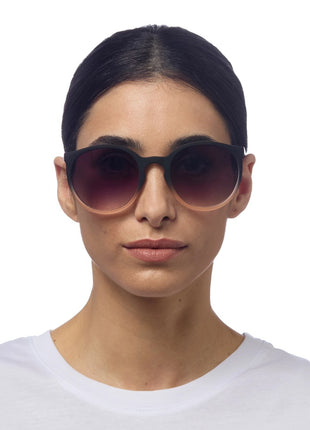 OK045-BP Okkia Berlino dames Italiaanse zonnebril black shaded rose