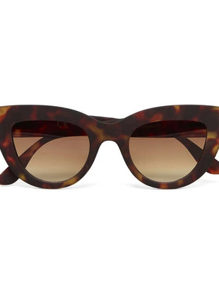 OK013-CH Okkia Claudia dames zonnebril big cat eye classic havana