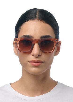 OK068B3H-BR Okkia Firenze unisex zonnebril Sahara Havana