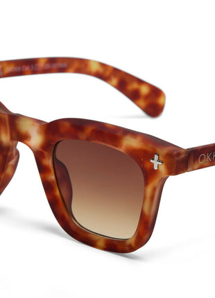 OK068B3H-BR Okkia Firenze unisex zonnebril Sahara Havana