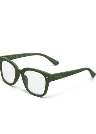 OK017-GR Okkia Giovanni unisex leesbril heren / dames groen