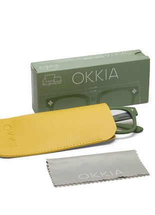 Okkia Giovanni unisex leesbril groen - kies uw sterkte