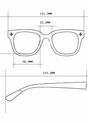 OK017-BK Okkia Giovanni unisex leesbril heren / dames zwart