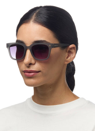 OKKIA Giovanni zonnebril unisex smoke doorschijnend grijs