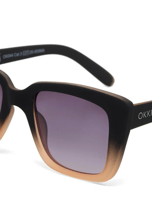 OK044-BP Okkia Elba Italiaanse dames zonnebril black shaded pink