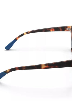 OK012 OKKIA Giovanni zonnebril unisex classic havana blauwe glazen