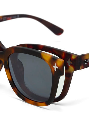 Okkia Magmask Clip-On Giovanni leesbril polariserend zonframe classic havana
