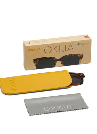 Okkia Magmask Clip-On Giovanni polariserend zonframe classic havana