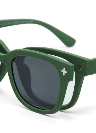 Okkia Magmask Clip-On Giovanni leesbril polariserend zonframe groen