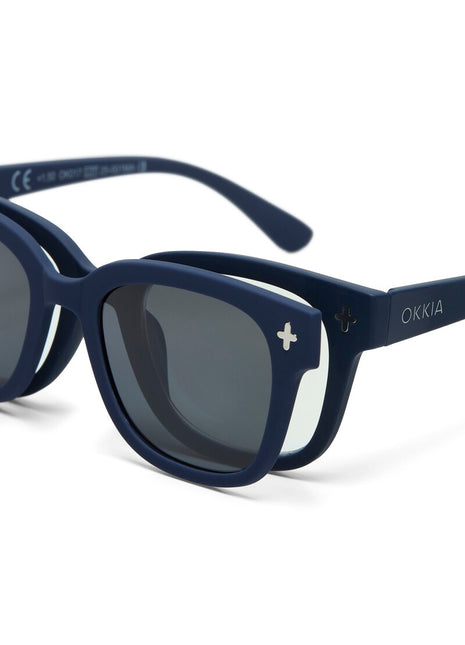 Okkia Magmask Clip-On Giovanni leesbril polariserend zonframe midnight