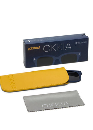 Okkia Magmask Clip-On Giovanni leesbril polariserend zonframe midnight