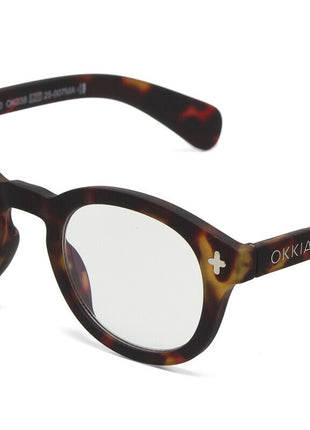 OK038CH Okkia Milano unisex leesbril classic havana - kies sterkte
