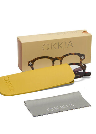 OK038CH Okkia Milano unisex leesbril classic havana - kies sterkte