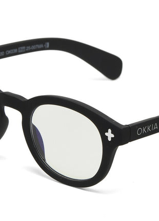 OK038BK Okkia Milano unisex leesbril zwart - kies sterkte