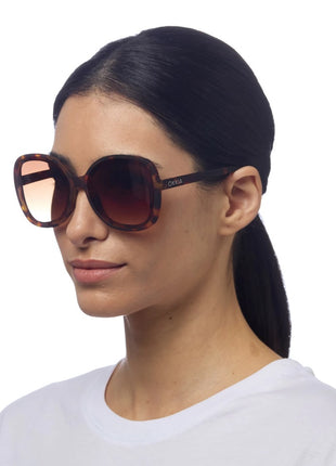 Okkia Anna dames zonnebril vlinder classic havana