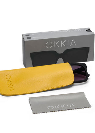 Okkia Roma zonnebril unisex zwart