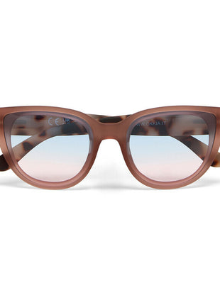 OK020-PH-BP Okkia Silvia dames zonnebril pink havana blauw / roze glazen