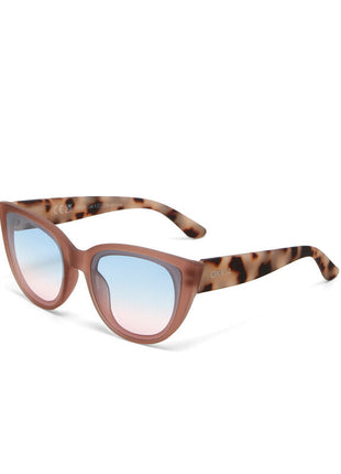 OK020-PH-BP Okkia Silvia dames zonnebril pink havana blauw / roze glazen