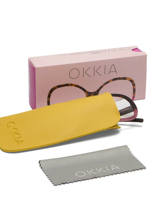 OK049HP Okkia Verona dames leesbril havana roze - kies sterkte