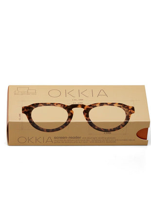 OK042CH Okkia Zeno unisex leesbril classic havana - kies sterkte