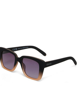OK044-BP Okkia Elba Italiaanse dames zonnebril black shaded pink